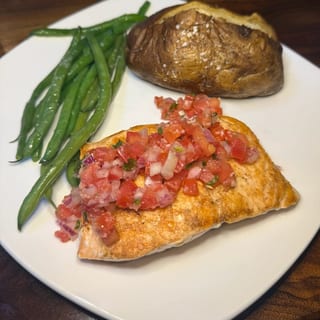 Salmon Bruschetta